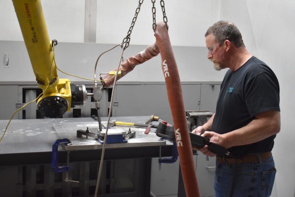 Man working with tools