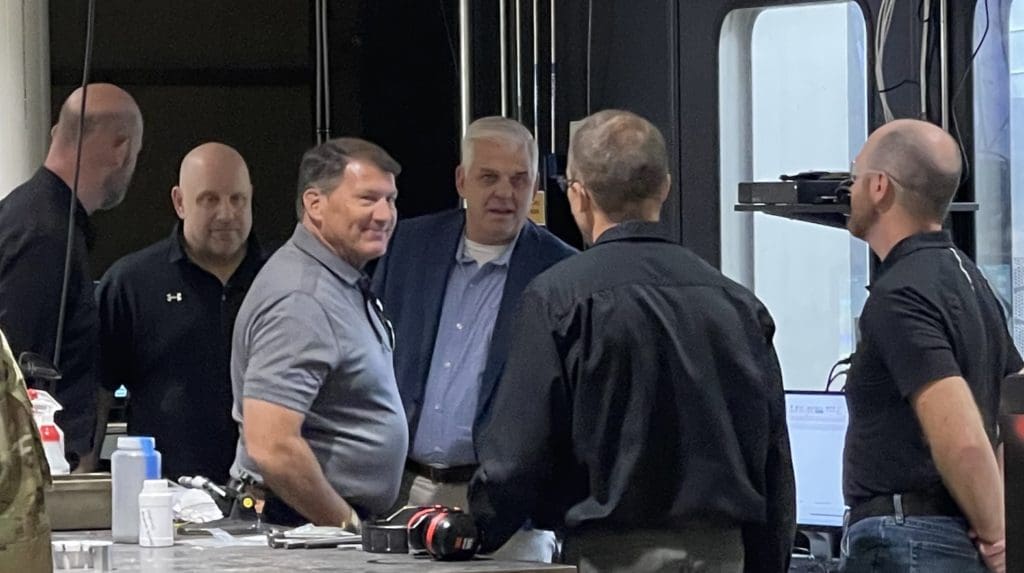 Senator Mike Rounds touring VRC Metal Systems