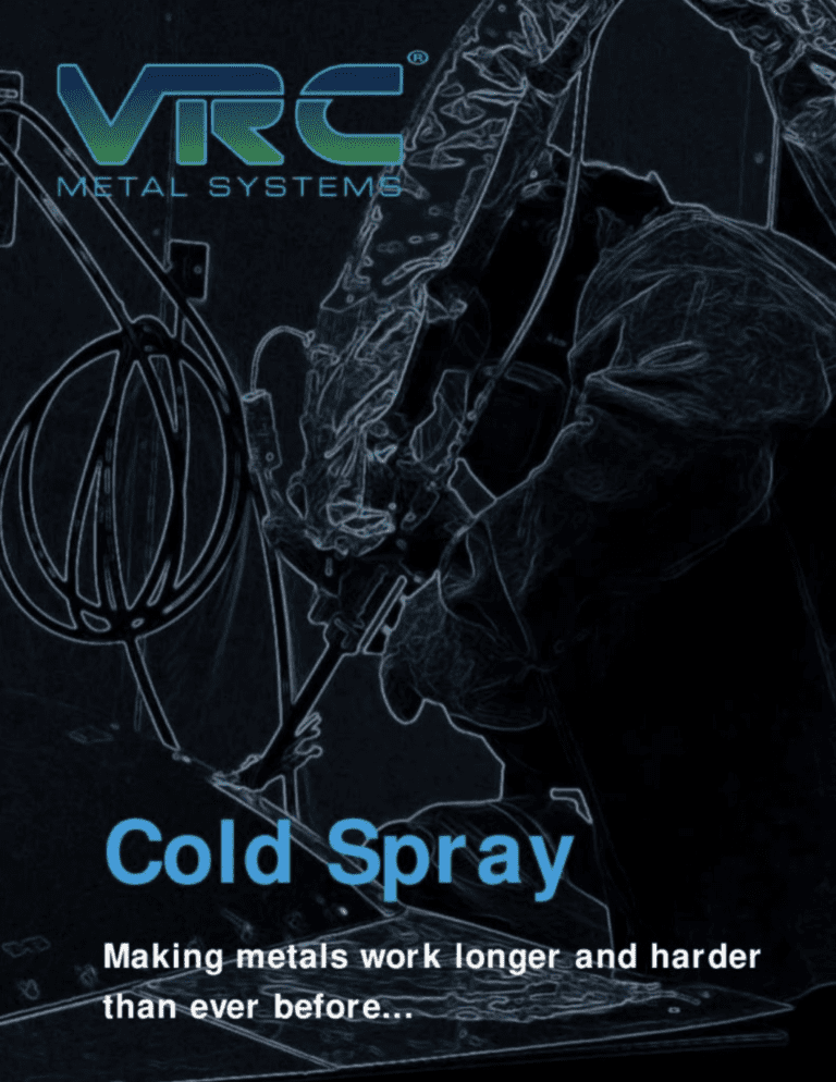cold spray brochurecold spray brochure cover
