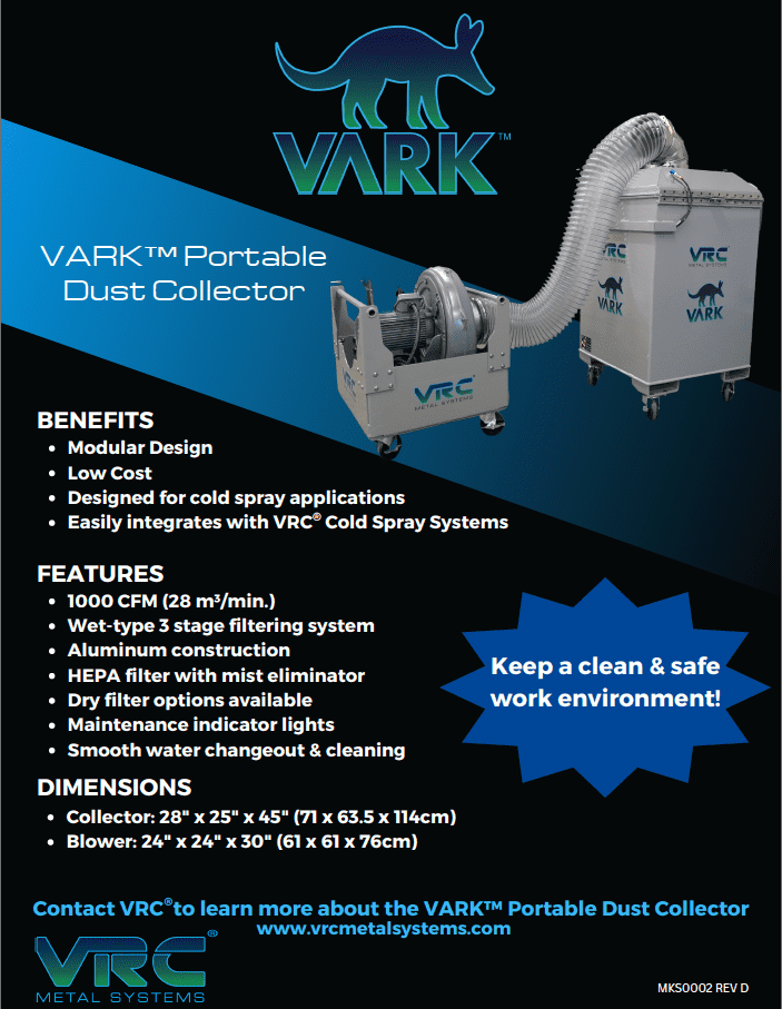 Vark Portable Dust Collector Brochure